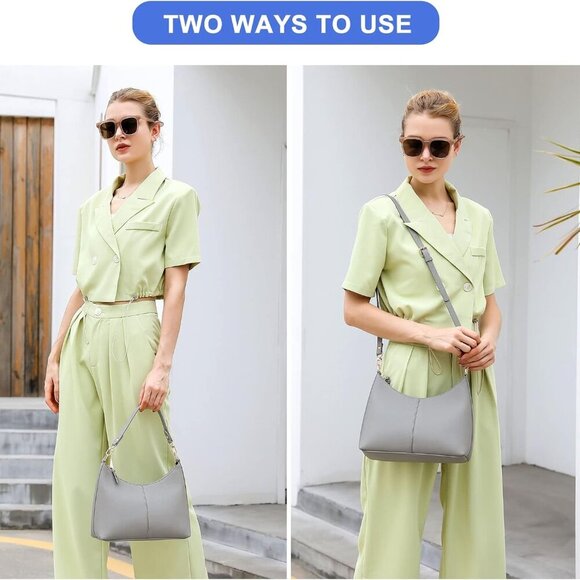 Small Shoulder Handbags for Women Mini Purse Waterproof Soft Leather Crossbody B - Picture 2 of 6